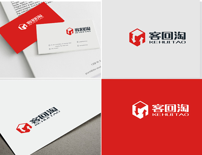 锋锐企业形象策划 为客回淘Logo设计的核心方案解析